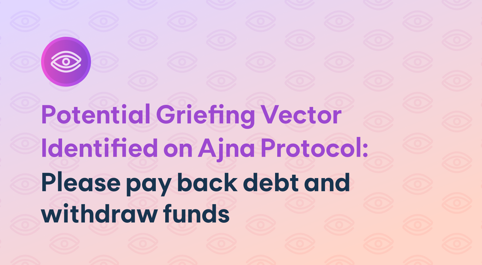 Potential Griefing Vector Identified on Ajna Protocol