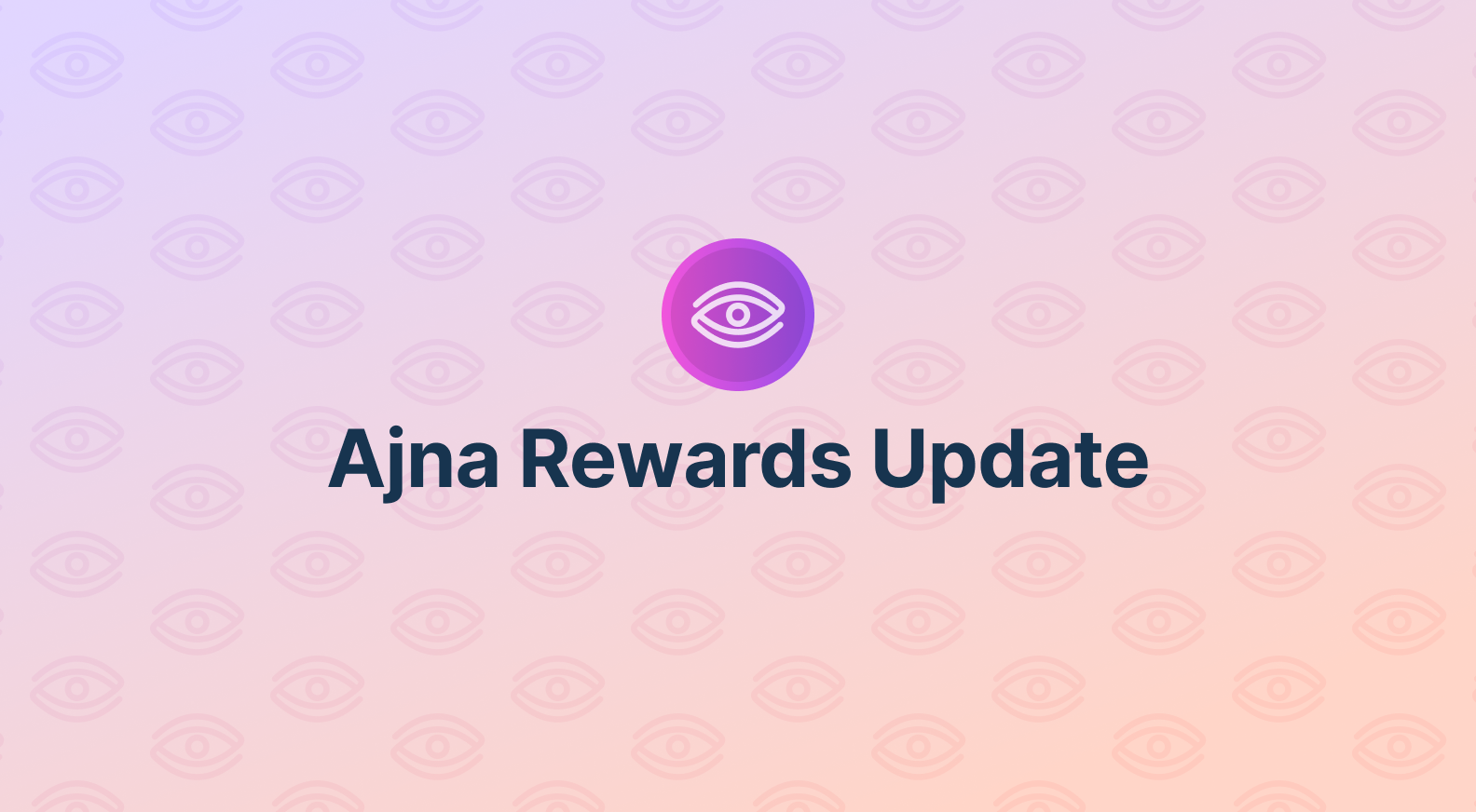 Ajna Rewards Update #9