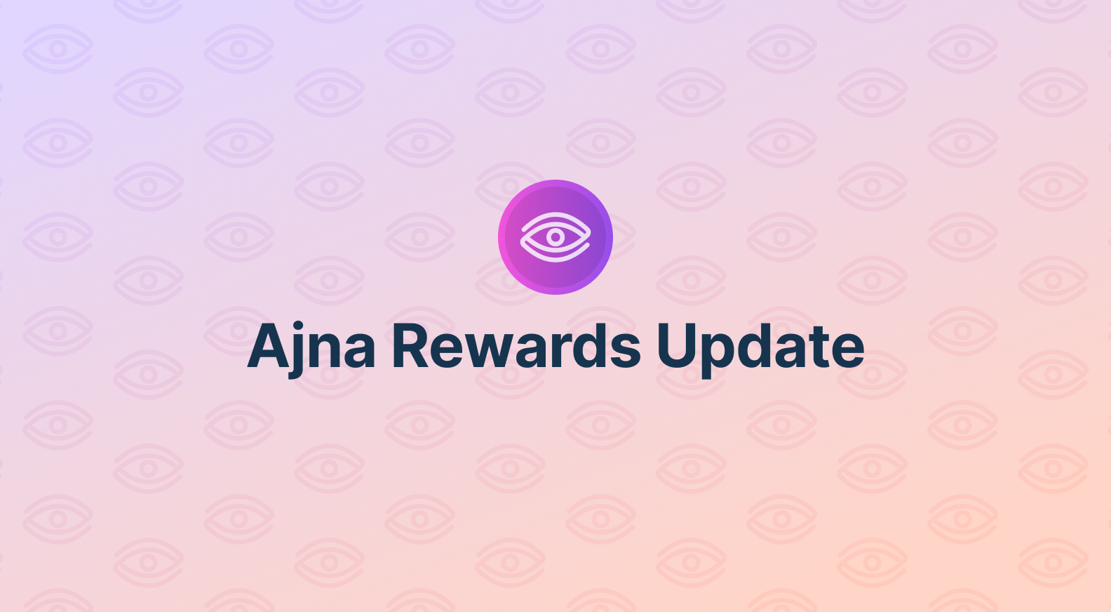 Ajna Rewards Update #10