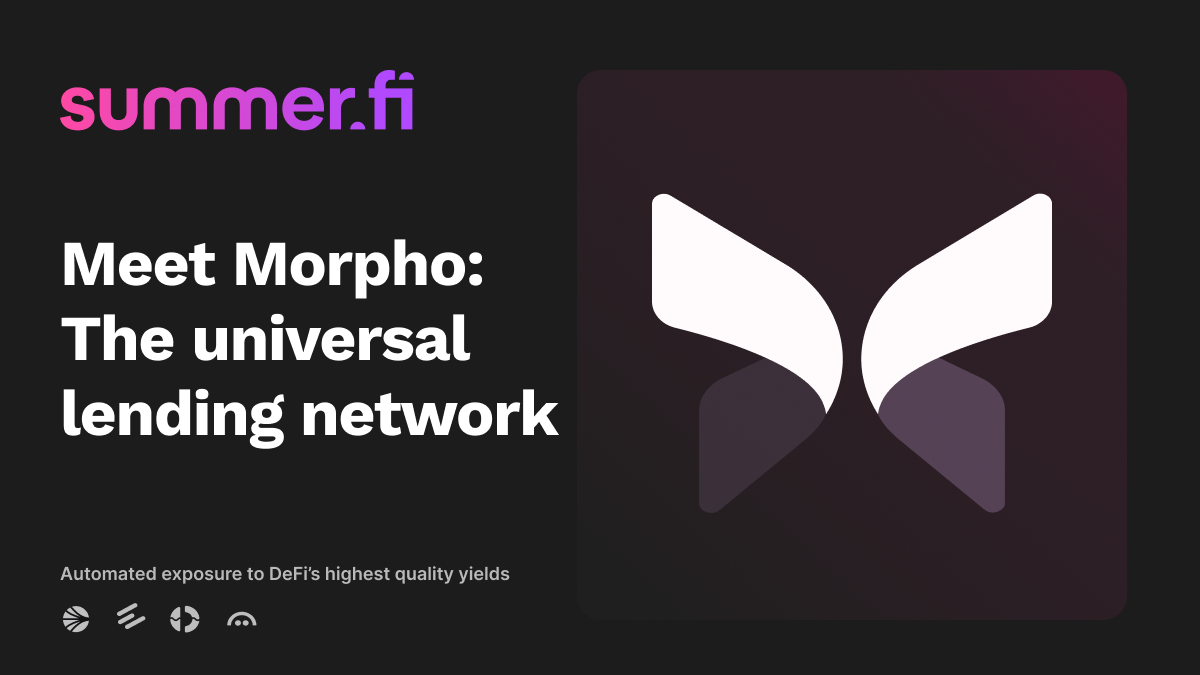 Meet Morpho: The universal lending network