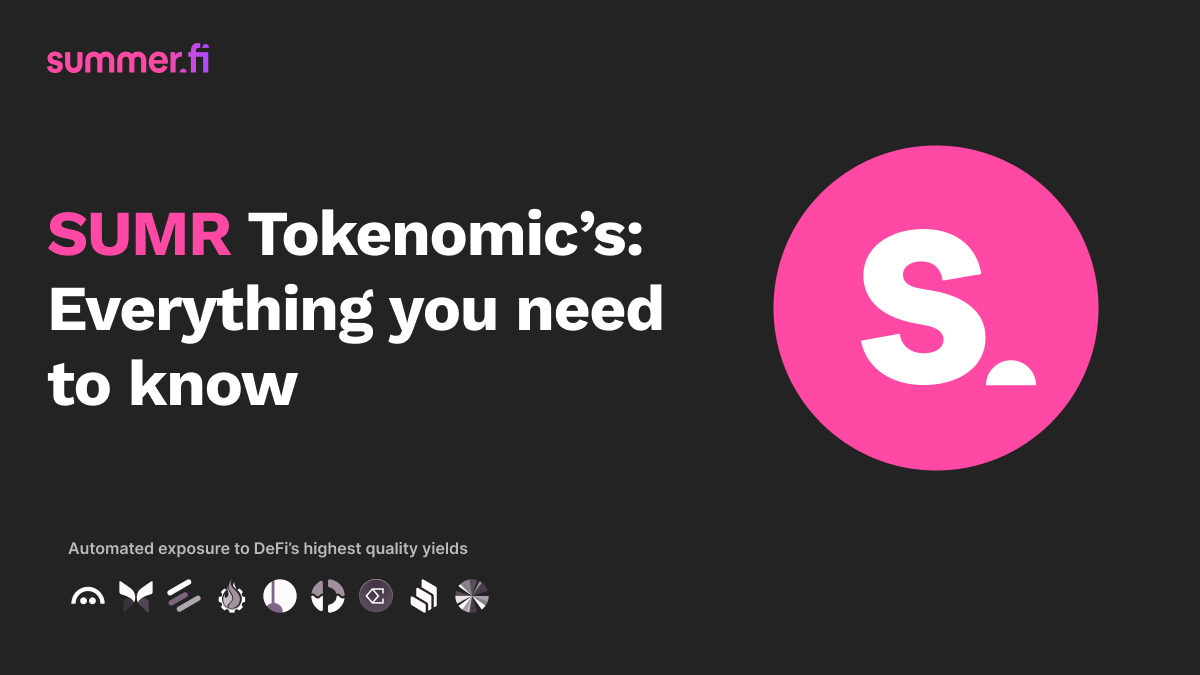 SUMR Tokenomic’s: Everything you need to know about SUMR