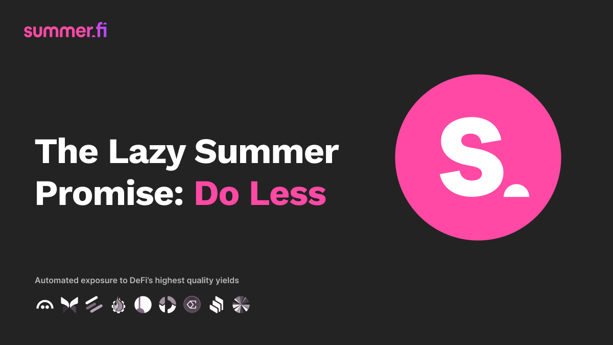 The Lazy Summer Promise: Do Less