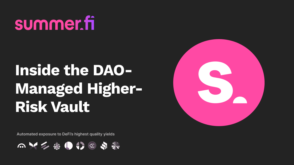 Inside the DAO-Managed Higher-Risk Vault: How WETH Moves Across DeFi’s Leading Lending Markets