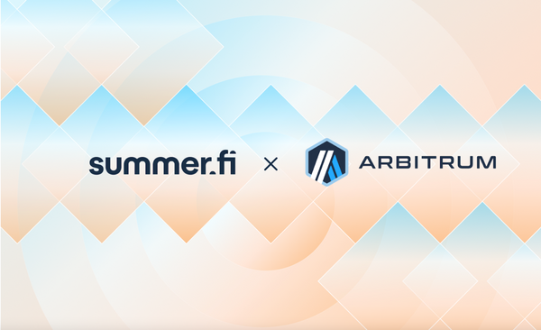 Summer.fi Now Available on Arbitrum