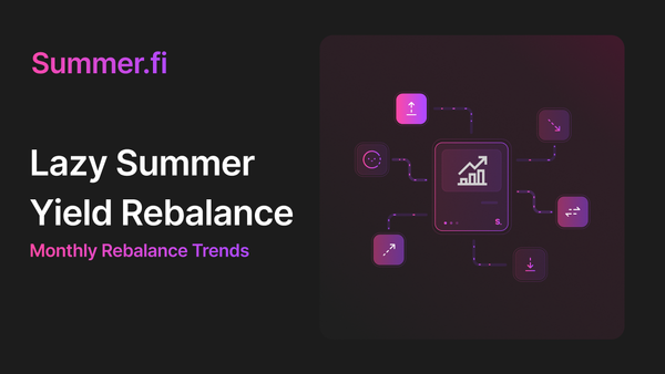 Lazy Summer Monthly Rebalance Trends – June 2025