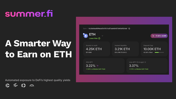A Smarter Way to Earn on ETH